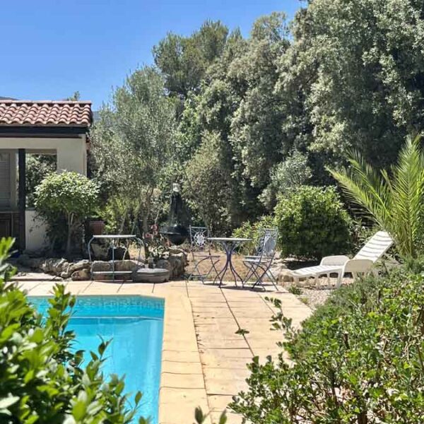 Poolterrain Poolterrain mit Sitzecke