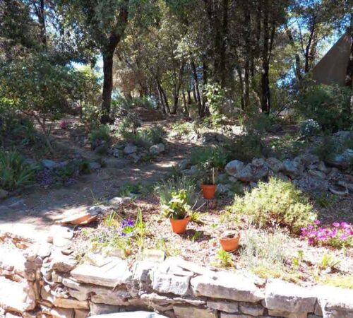 La Cigale Provence Garten und Aufgang